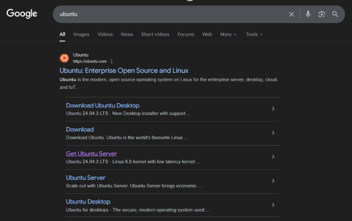 ubuntu google